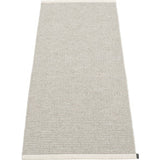 Pappelina Mono Woven Plastic Washable Rug With Double Folded Hemmed Edge  