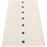 Pappelina Peg Woven Plastic Washable Rug With Double Folded Hemmed Edge