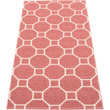 Pappelina Rakel Woven Plastic Washable Rug With Double Folded Hemmed Edge 