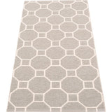 Pappelina Rakel Woven Plastic Washable Rug With Double Folded Hemmed Edge 