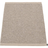 Pappelina Svea Woven Plastic Washable Rug With Double Folded Hemmed Edge  