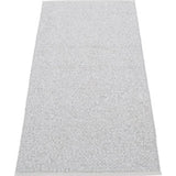 Pappelina Svea Woven Plastic Washable Rug With Double Folded Hemmed Edge  