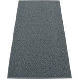Pappelina Svea Woven Plastic Washable Rug With Double Folded Hemmed Edge  