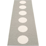 Pappelina Vera Woven Plastic Washable Rug With Double Folded Hemmed Edge
