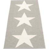 Pappelina Viggo One Woven Plastic Rug With Double Folded Hemmed Edge  