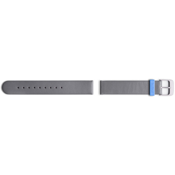 bulbul Pebble 04 Strap | Grey Italian Leather & Stone Grey Buckle