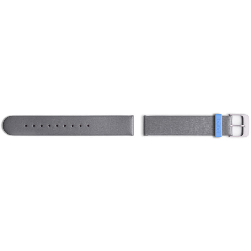 bulbul Pebble 04 Strap | Grey Italian Leather & Stone Grey Buckle