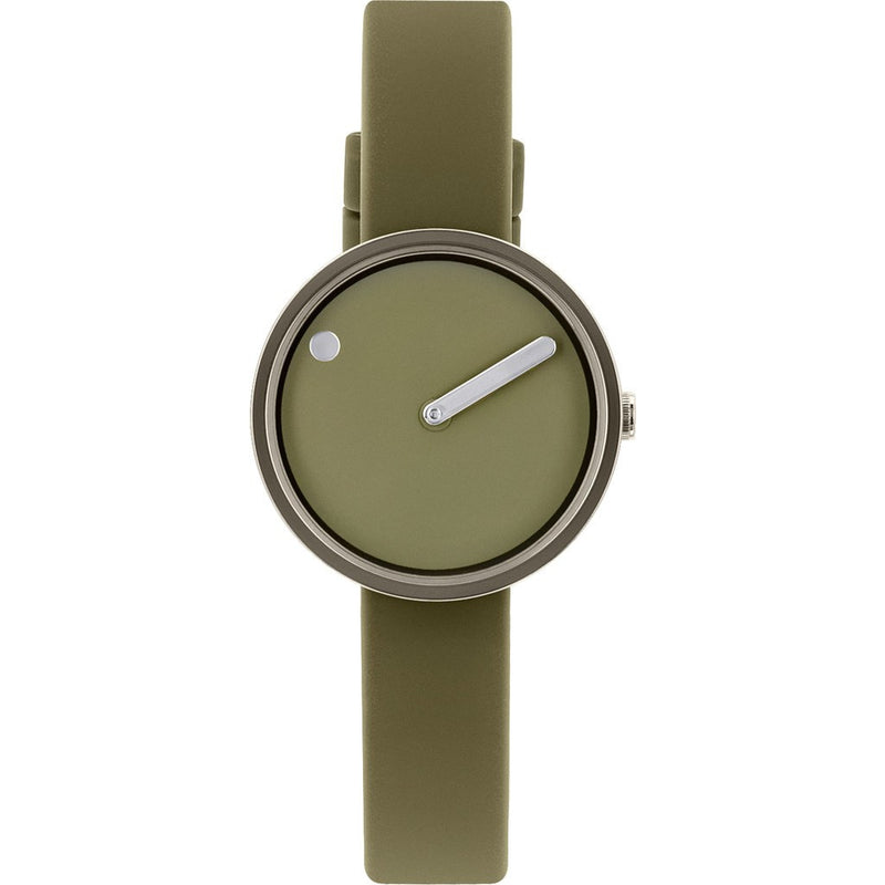 Rosendahl Picto 30mm Green Analog Watch Silver/Green Silicone RD-43356