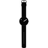 Rosendahl Picto 45mm Black Analog Watch | Black/Black Silicone RD-43362