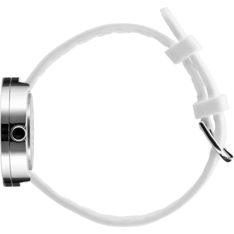 Rosendahl Picto 30mm White Analog Watch | Silver/White Silicone RD-43363
