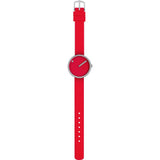 Rosendahl Picto 30mm Red Analog Watch | Silver/Red Silicone RD-43366