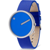 Picto 40mm Sky Blue Analog Watch | Stainless Steel/Blue Leather RD-43380
