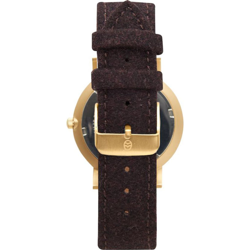 Shore Projects Abersoch Watch with Wool Strap | Chocolate W007S035G