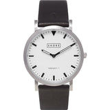 Shore Projects Poole Watch with Leather Strap | Black W002S014S