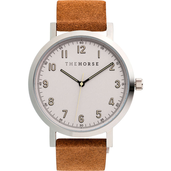 The Horse Original 2.0 Silver Watch | Tan