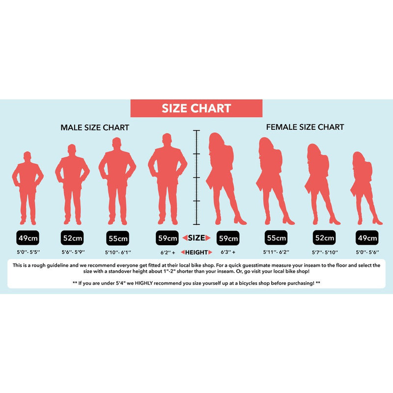 Sole Bicycles Size Chart