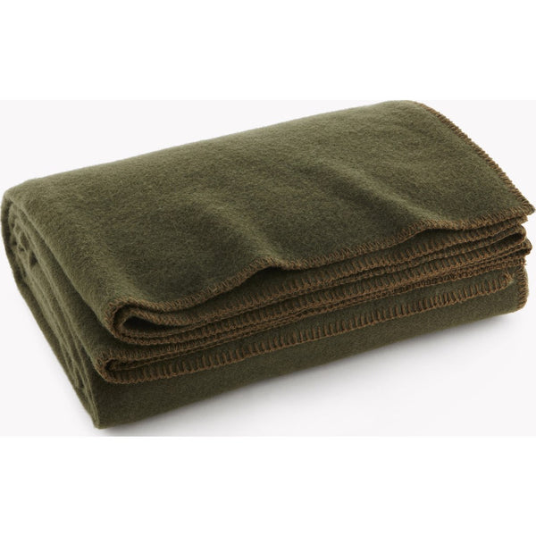 Faribault Pure & Simple Wool Blanket | Olive 9059 Twin/9035 Queen/9028 King
