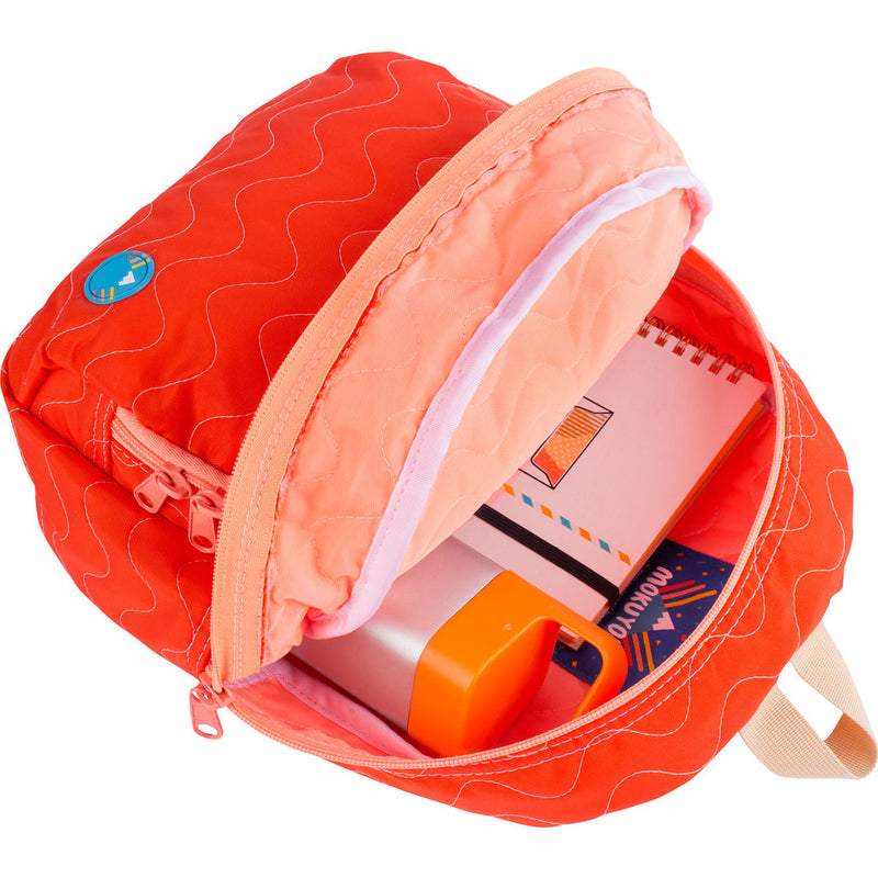Mokuyobi Quilted Purse Backpack | Red / Orange