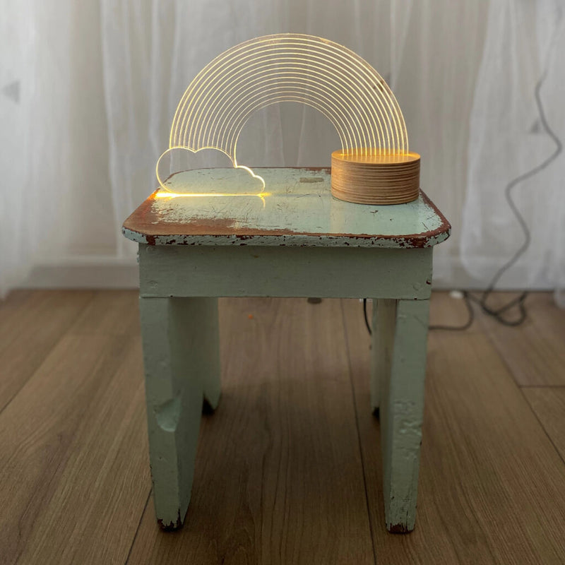Studio Cheha Rainbow LED Table Lamp | Birch