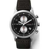 Triwa Raven Lansen Chrono Watch | Black Sewn Classic LCST114-SC010112