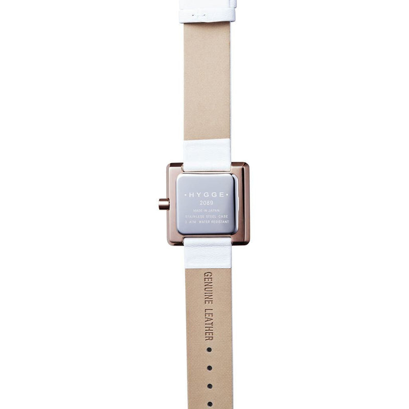 Hygge 2089 Rose Gold Watch | Leather HGE-020083 MSL2089