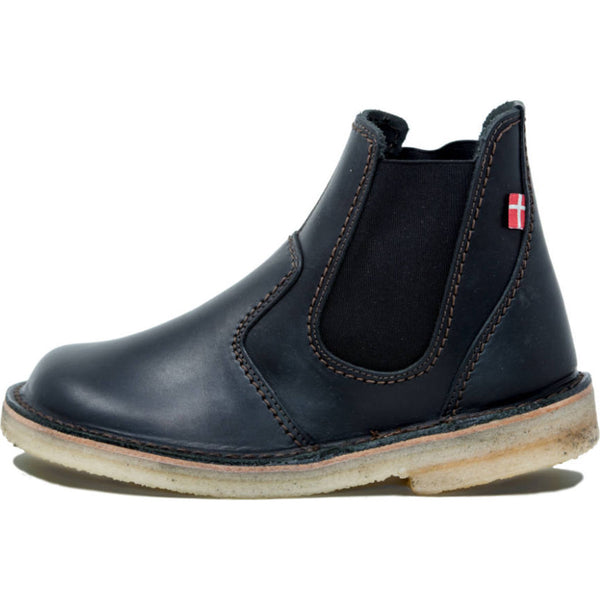 Duckfeet Roskilde Leather Boots in Black