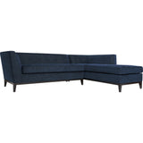 TOV Furniture Jess Textured Linen RAF Sectional | Navy- TOV-L4912