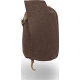Cote et Ciel Isar Medium Raw Canvas Backpack | Roasted Chestnut