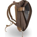 Cote et Ciel Isar Medium Raw Canvas Backpack | Roasted Chestnut