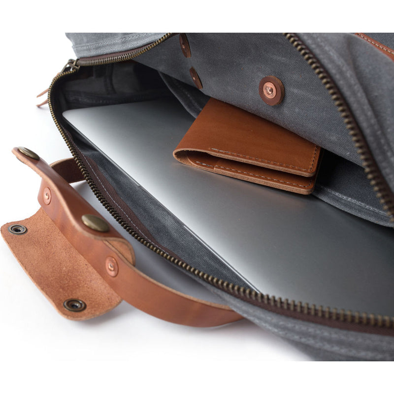 Bradley Mountain Courier Briefcase | Charcoal