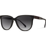 Shwood Mckenzie Acetate Sunglasses | Black & Ebony / Grey Fade Polarized WWAM3BG2P