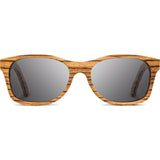 Shwood Cannon Original Sunglasses | Zebrawood / Grey WOC2ZG