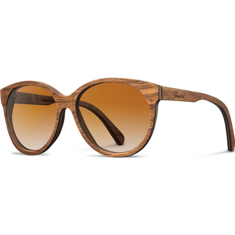 Shwood Madison Original Sunglasses | Walnut / Brown Fade WWOM2WB2