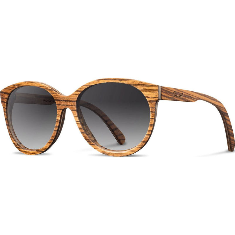 Shwood Madison Original Sunglasses | Zebrawood / Grey Fade Polarized WWOM2ZG2P