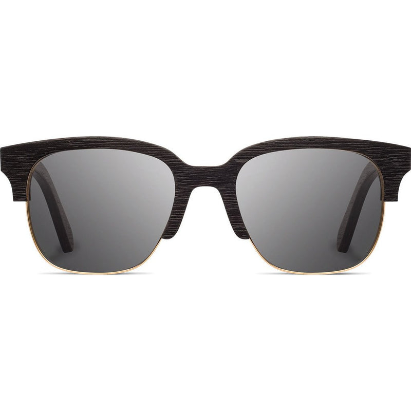 Shwood Newport Original 52mm Sunglasses | Dark Walnut / Grey WONDWG