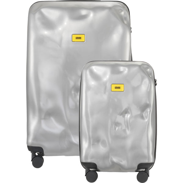 Crash Baggage Bright Set of 3 Trolley Suitcases | Silver Medal CB110-21