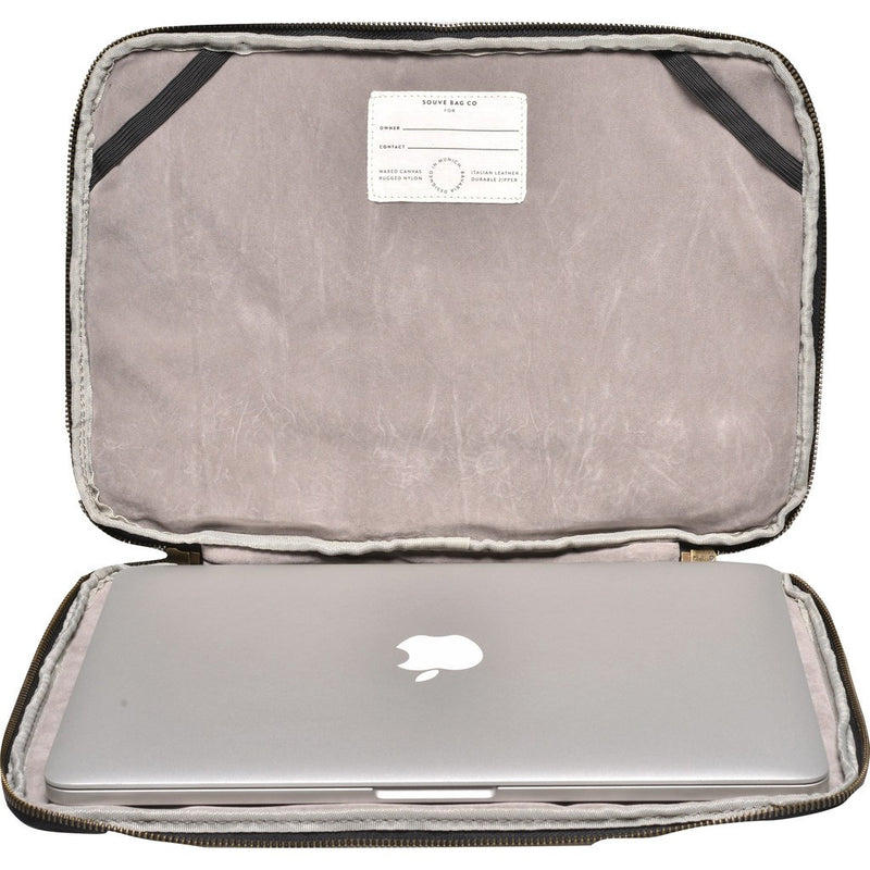 Souve Bag Co Canvas 13" Macbook Sleeve | Anthracite [AR00007]