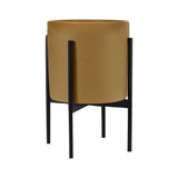 Modernica Small Cylinder Planter | Mustard