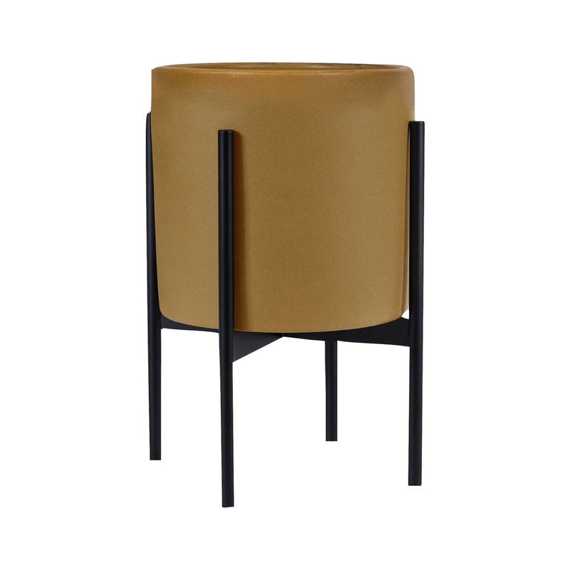 Modernica Small Cylinder Planter | Mustard