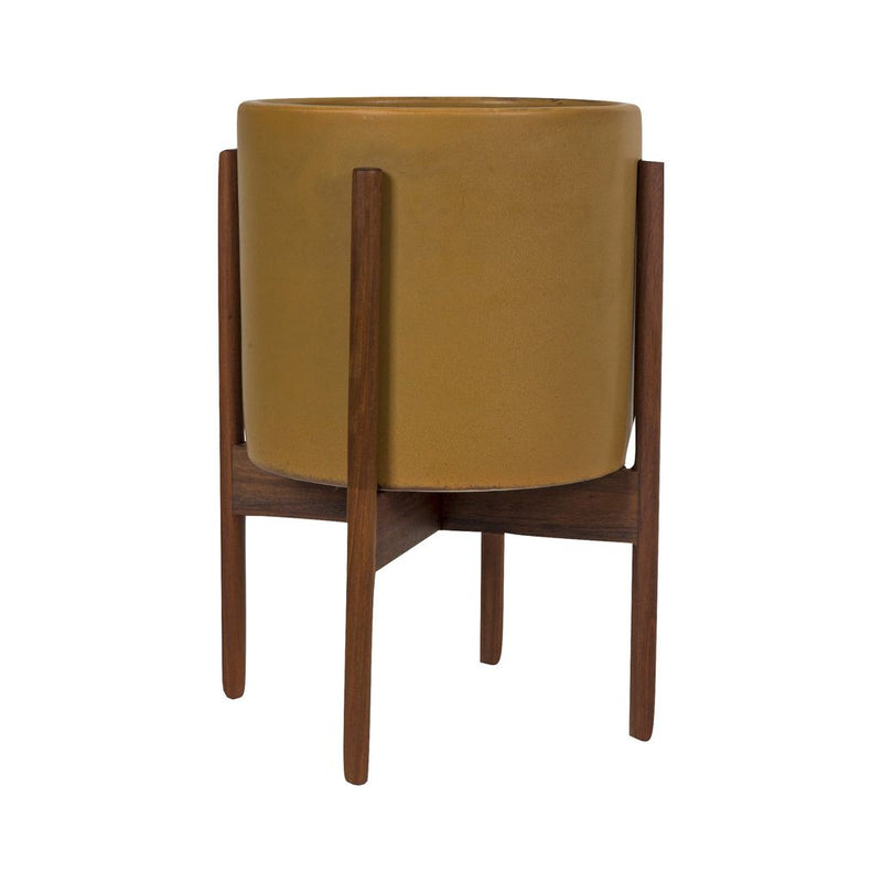 Modernica Small Cylinder Planter | Mustard