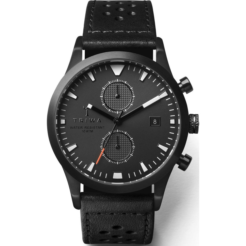 腕時計 TRIWA　SORT OF BLACK Triwa Sort of Black Glow Chrono Watch Black Racing Classic LCST112