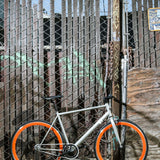 Sole Bicycles El Tigre Fixed Single Speed Bike | Matte Grey Frame/Orange Rims Sole 041-59