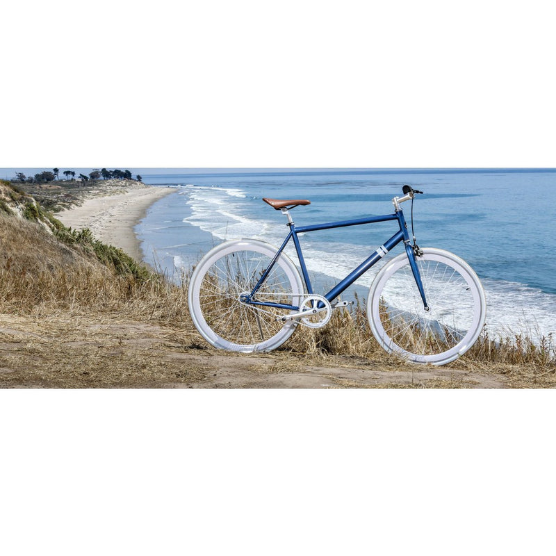 Sole Bicycles Whaler Fixed Single Speed Bike | Navy Blue/White Rims Sole 060-59