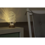 Studio Cheha Spiral LED Table Lamp | Iron/Birch Ch-Spiral