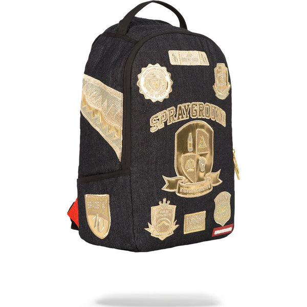 Sprayground Ivy League Backpack | Denim/Gold-910B1136NSZ