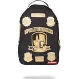Sprayground Ivy League Backpack | Denim/Gold-910B1136NSZ