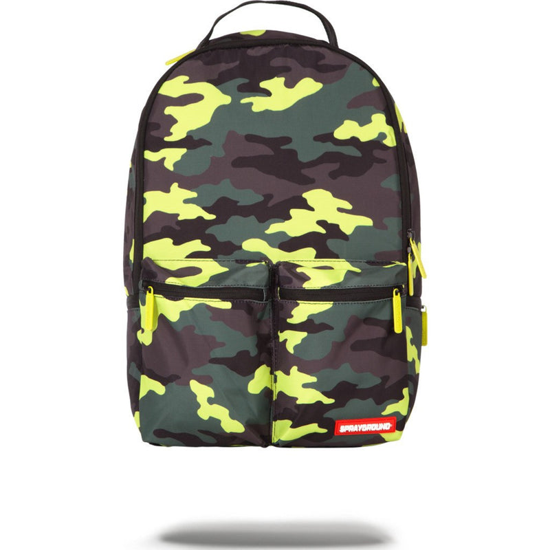 Sprayground Neon Camo Pockets Backpack | Green 9100B923Nsz