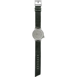 Miansai M12 Swiss Stainless Steel Silver Watch | Vintage Gray Leather 106-0002-007