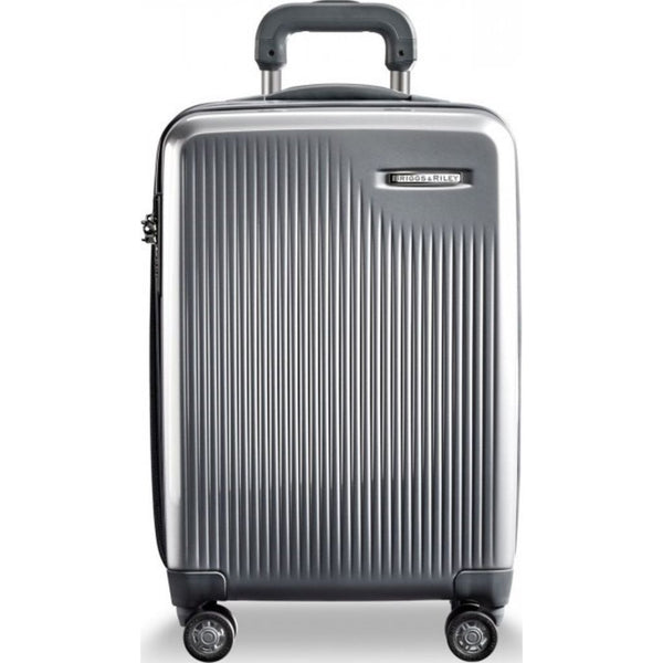 Briggs & Riley International Carry-On Expandable Spinner Suitcase | Silver
