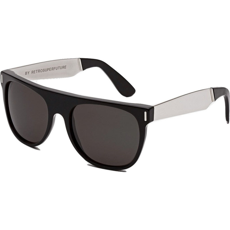 RetroSuperFuture Flat Top Sunglasses | Francis Black Silver 770